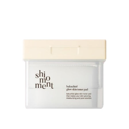 SHIMOMENT, BAKUCHIOL GLOW SKIN TONER PAD (60EA)200ML