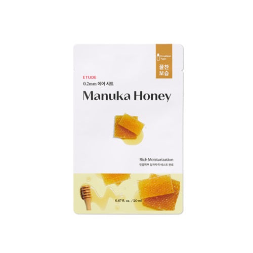 ETUDE, 0.2 THERAPY AIR MASK MANUKA HONEY 20ML