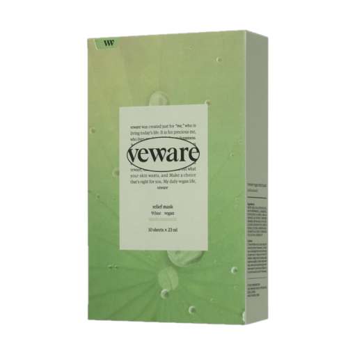 VEWARE, VEGAN RELIEF MASK MADECASSOSIDE (23ML*10EA)