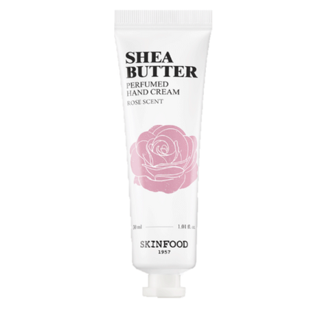 SKINFOOD, SHEA BUTTER PERFUMED HAND CREAM (ROSE SCENT) 30ML