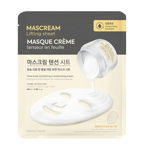 THE FACE SHOP, MASCREAM LIFTING SHEET [MOISTURE]