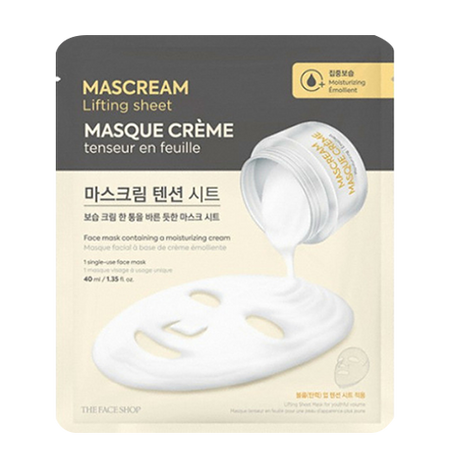 THE FACE SHOP, MASCREAM LIFTING SHEET [MOISTURE]