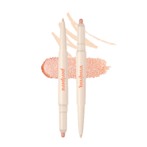 PERIPERA, SUGAR TWINKLE DUO EYE STICK 01 DEWY NUDE (0.23G+0.55G)