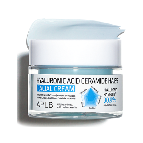 APLB, HYALURONIC ACID CERAMIDE HA B5 FACIAL CREAM 55ML