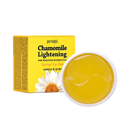 PETITFEE, CHAMOMILE LIGHTENING HYDROGEL EYE PATCH 60EA