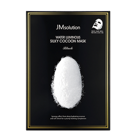 JM SOLUTION, WATER LUMINOUS SILKY COCOON MASK BLACK (35ML*10EA)