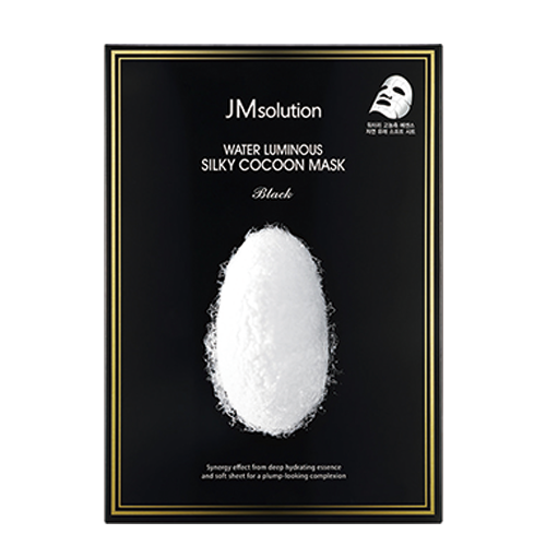 JM SOLUTION, WATER LUMINOUS SILKY COCOON MASK BLACK (35ML*10EA)