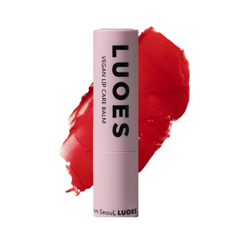 LUOES, VEGAN LIP CARE BALM 4G, 20 ROCOCO RED