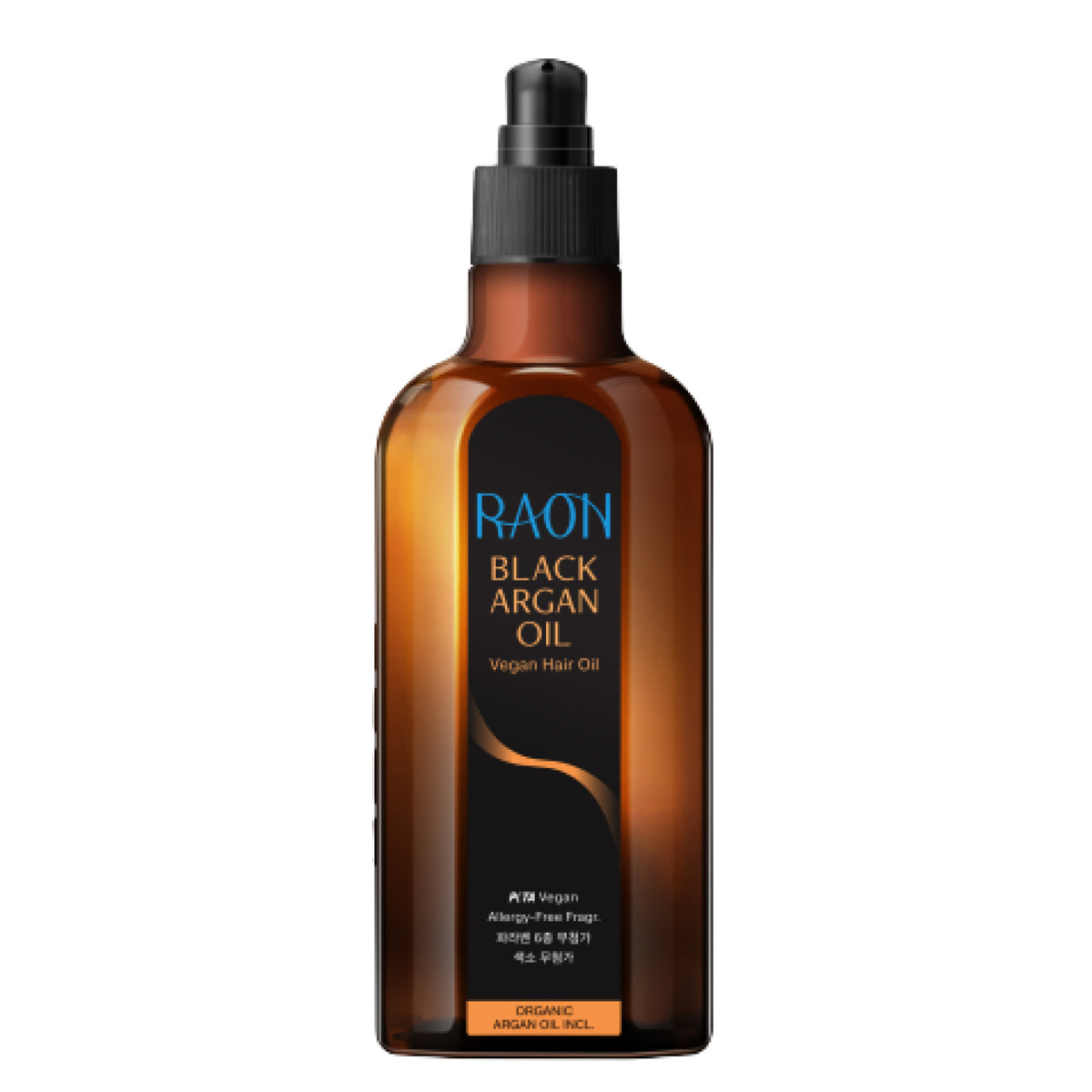 RAON, BLACK ARGAN HAIR OIL 250ML