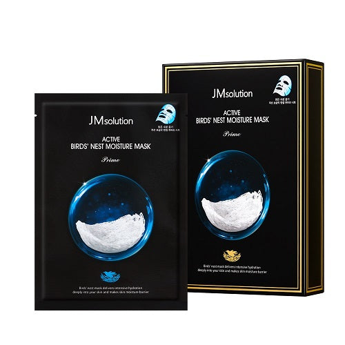 JM SOLUTION, ACTIVE BIRDS' NEST MOISTURE MASK  (30ML*10EA)