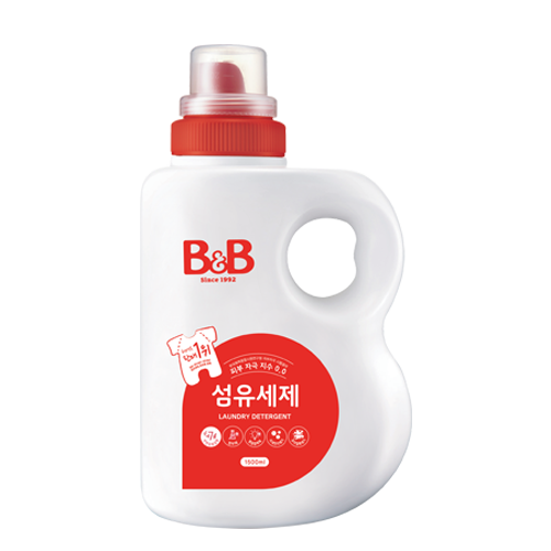 B&B, BABY LAUNDRY DETERGENT BOTTLE 1500ML