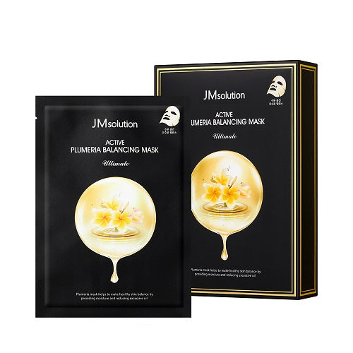 JM SOLUTION, ACTIVE PLUMERIA BALANCING MASK ULTIMATE (30ML*10EA)