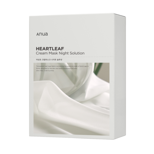 Anua, HEARTLEAF CREAM MASK NIGHT SOLUTION (25ML*10EA)