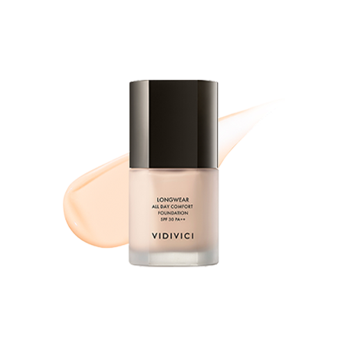 VIDIVICI, LONGWEAR ALL DAY COMFORT FOUNDATION 10 LIGHT 30ML