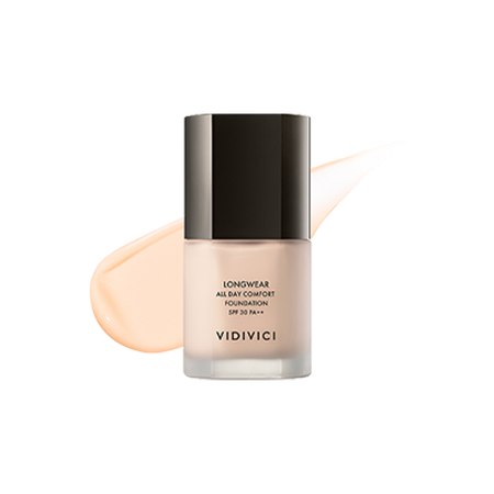 VIDIVICI, LONGWEAR ALL DAY COMFORT FOUNDATION 10 LIGHT 30ML