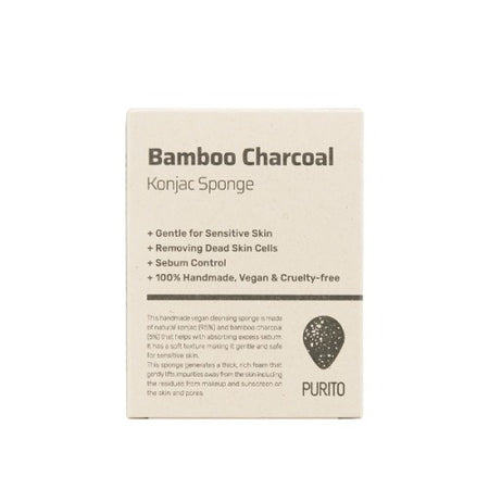 Purito SEOUL, BAMBOO CHARCOAL KONJAC SPONGE 7G