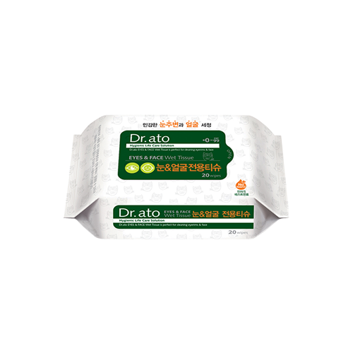 Dr.ato, EYES & FACE WET TISSUE (20EA)