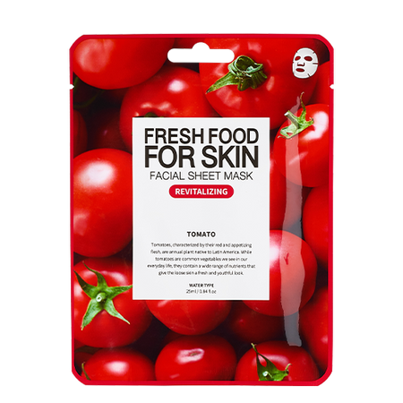 FARM SKIN, FRESHFOOD FOR SKIN FACIAL SHEET MASK(TOMATO) 25ML