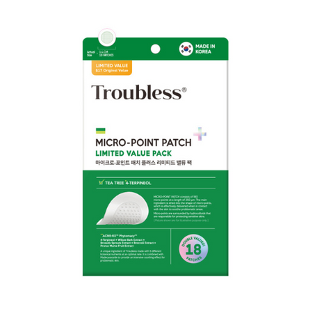 Troubless, MICRO-POINT PATCH PLUS LIMITED VALUE PACK (2EA,4MG*9PATCHES*2)