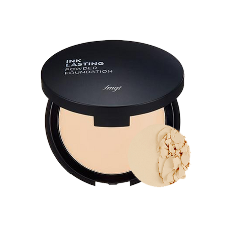 THE FACE SHOP, FMGT INK LASTING POWDER FOUNDATION SPF30 PA++, V201