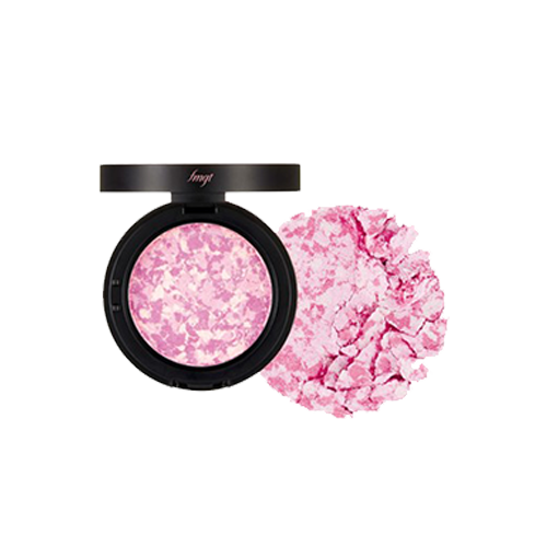 THE FACE SHOP, MARBLE BEAM BLUSH & HIGHLIGHTER, BLUSH 01 LOVE PINK LIGHT