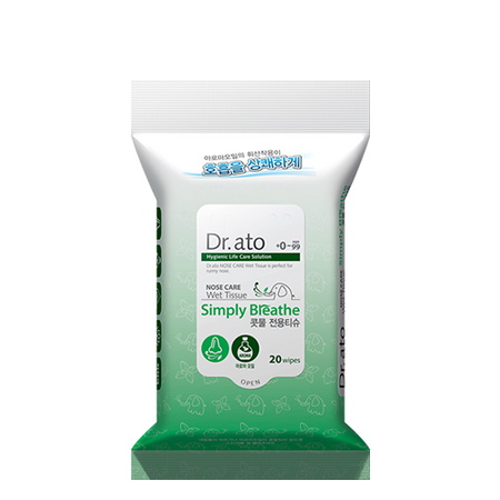 Dr.ato, SIMPLY BREATHE NOSE CARE WET TISSUE (20EA)