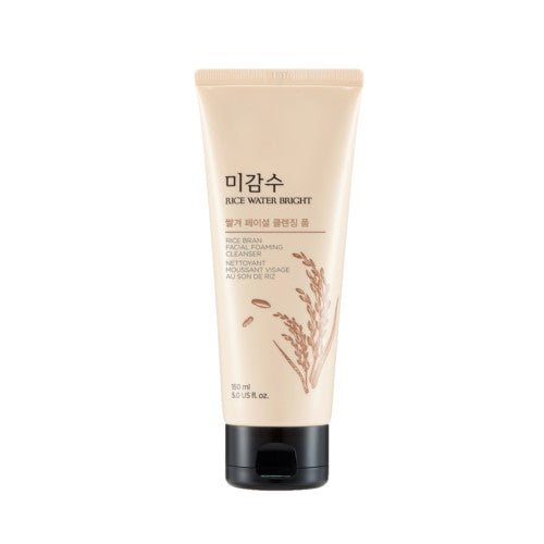 THE FACE SHOP, RICE WATER BRIGHT RICE BRAN GENTLE SCRUB FOAM 150ML