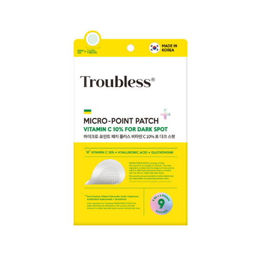 Troubless, MICRO-POINT PATCH PLUS VITAMIN C 10% FOR DARK SPOT (2EA,2*2PATCH)