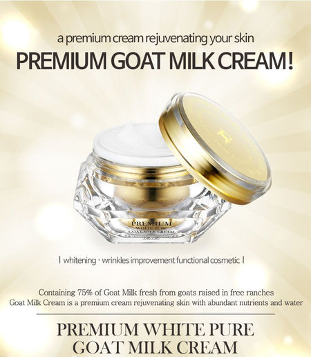 RiRe - Premium White Pure Goat Milk Cream 50ml, 50ml, 205 g, 8809410280734