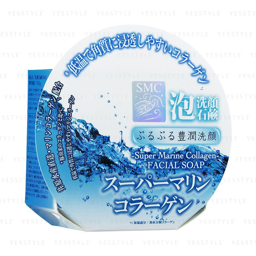 Pelican Soap - Super Marine Collagen Foam Facial Soap, 100g, 121 g, 4976631477817