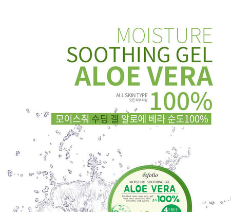 esfolio - Moisture Soothing Gel Aloe Vera 100% 300ml, 300ml, 370 g, 8809386880211