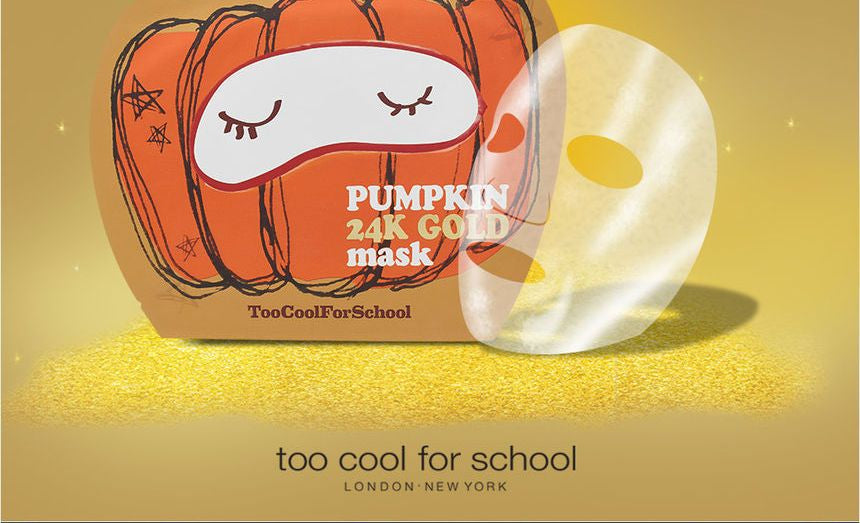 too cool for school - Pumpkin 24K Gold Mask, 25g, 39 g, 8809402282098