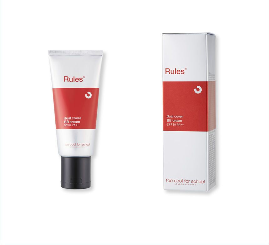 too cool for school - Rules Dual Cover BB Cream SPF30 PA++ 50ml + Concealer 1.5g, 2 pcs, 130 g, 8809297212026