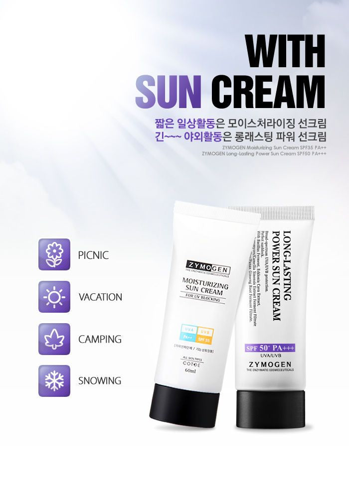 ZYMOGEN - Moisturizing Sun Cream SPF35 PA++ 60ml, 60ml, 85 g, 8809046292996