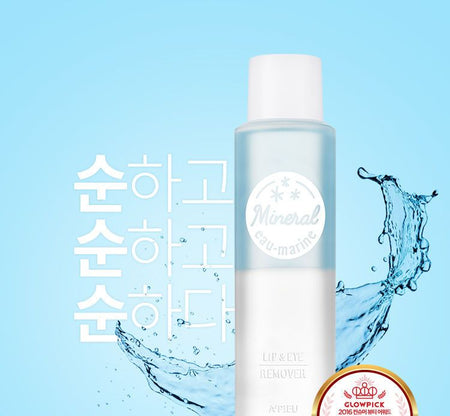 A’PIEU - Mineral Lip & Eye Remover (Eau-Marine) 250ml, 250ml, 282 g, 8809581455573