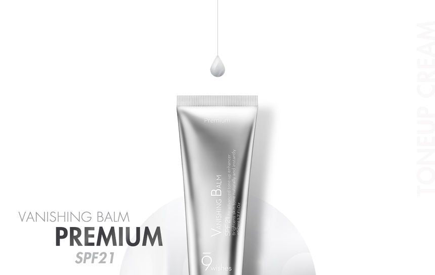 9wishes - Vanishing Balm Premium Tone-Up SPF21, 50ml, 80 g, 8809429956705