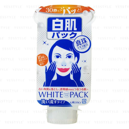 Utena - Shirohada White Pack Wash Type, 140g, 170 g, 4901234288317