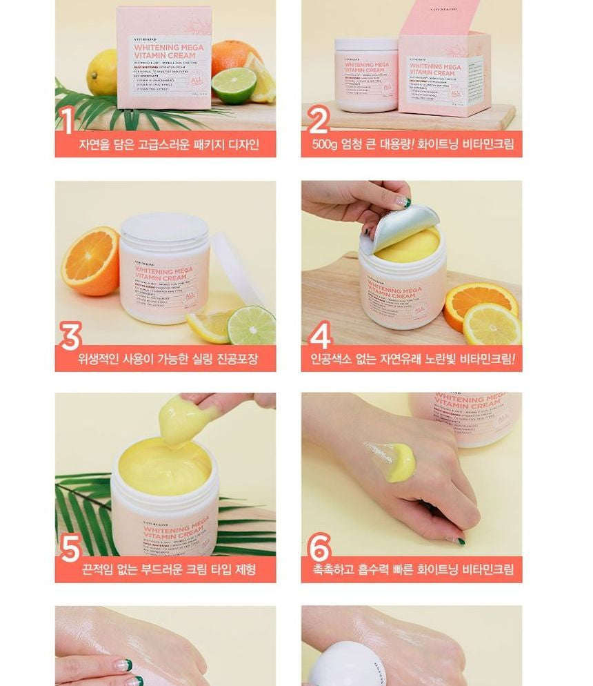 NATUREKIND - Whitening Mega Vitamin Cream 500g, 500g, 589 g, 8809665910905