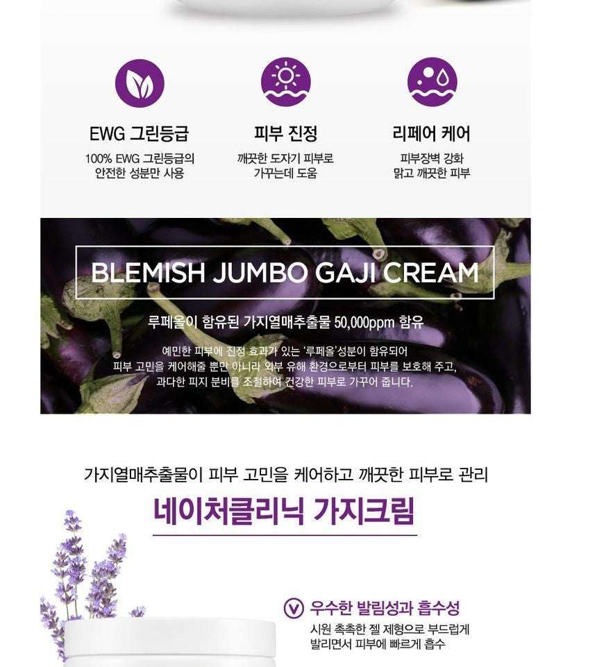 TOSOWOONG - Eggplant Blemish Jumbo Gaji Cream 500g, 500g, 589 g, 8809179105101