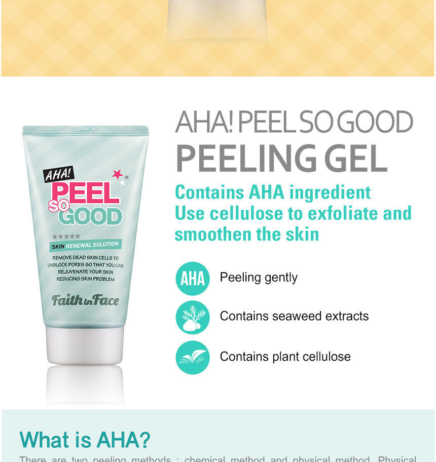 Faith in Face - AHA Peel So Good Peeling Gel 125ml, 125ml, 150 g, 8809382880437