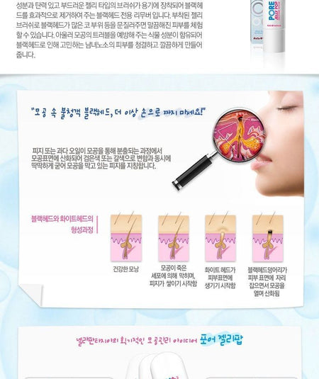 Nella - Pore Jelly Pop Blackhead Remover 60ml, 60ml, 108 g, 8809588580520
