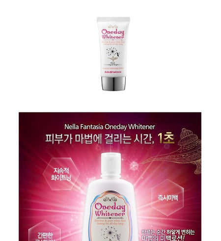 Nella - Oneday Whitener Magical Whitening Lotion 40ml, 40ml, 66 g, 8809588580230