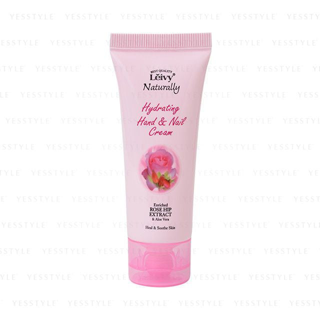 Leivy Naturally - Hydrating Hand & Nail Cream Enriched With Rose Hip Extract & Aloe Vera, 50g, 100 g, 4582194815296