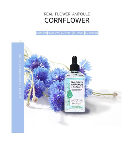 May Island - Real Flower Ampoule #Cornflower 100ml, 100ml, 259 g, 8809515400501