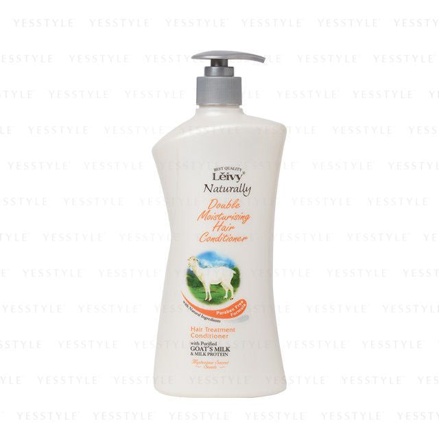 Leivy Naturally - Double Moisturising Hair Conditioner With Goat’s Milk & Milk Protein, 500ml, 900 g, 4582194815258