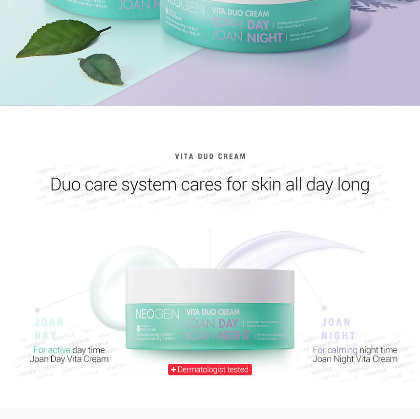 NEOGEN - Vita Duo Cream Joan Day Joan Night, 100ml, 271 g, 8809381449291