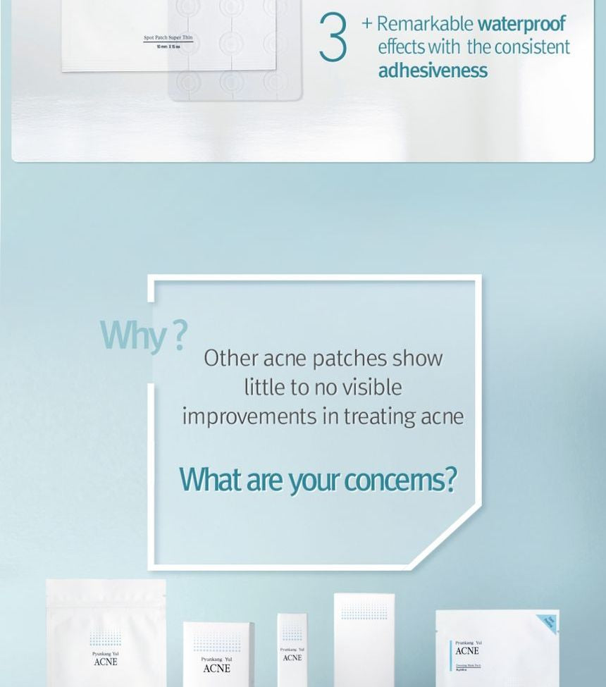 Pyunkang Yul - Acne Spot Patch Super Thin, 15  pcs, 8 g, 8809486680810