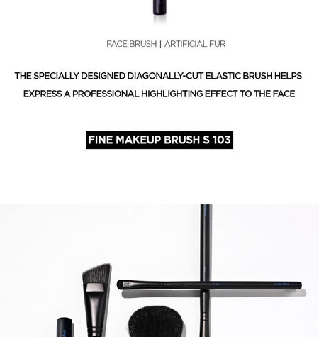 moonshot - Fine Makeup Brush S103, 1 pc, 50 g, 8809429362216