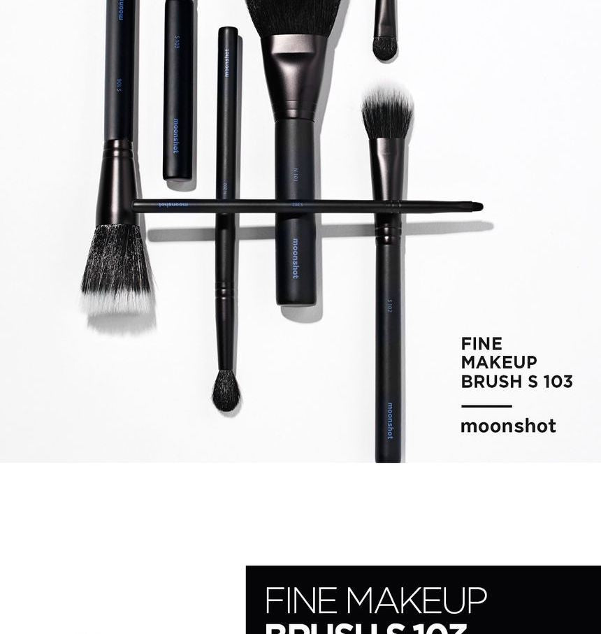 moonshot - Fine Makeup Brush S103, 1 pc, 50 g, 8809429362216
