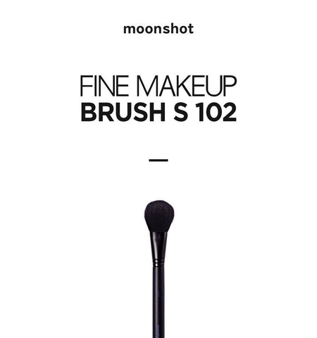 moonshot - Fine Makeup Brush S102, 1 pc, 50 g, 8809429362308